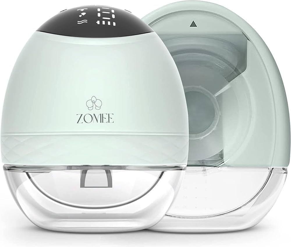 Zomee Fit Wearable Breast Pump, Hands Free, Portable,Discrete Electric Double Breast Pump - Holds... | Amazon (US)