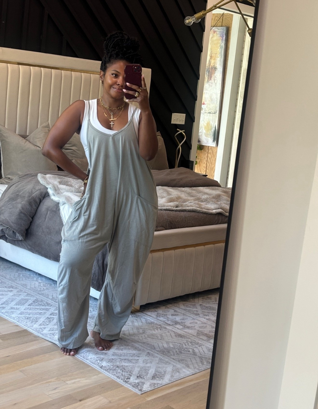 So cute I got it in 4 other colors. 
Tank: M
Jumpsuit: L


#LTKMidsize #LTKFindsUnder50