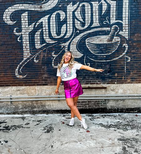 90s fashion // 90s party // 80s party // mtv shirt // Amazon women’s fashion // metallic skirt // pink skirt // how to style // converse 

#LTKcurves #LTKunder50 #LTKfit