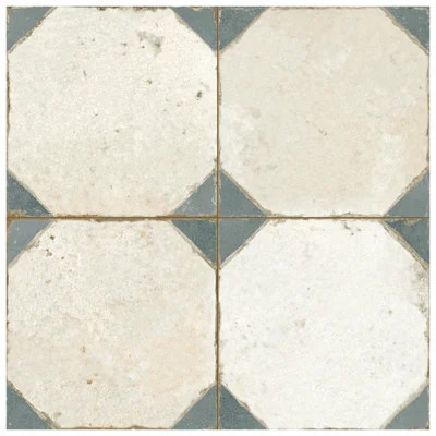 Kings Yard 18" x 18" Ceramic Patterned Tile | Wayfair North America