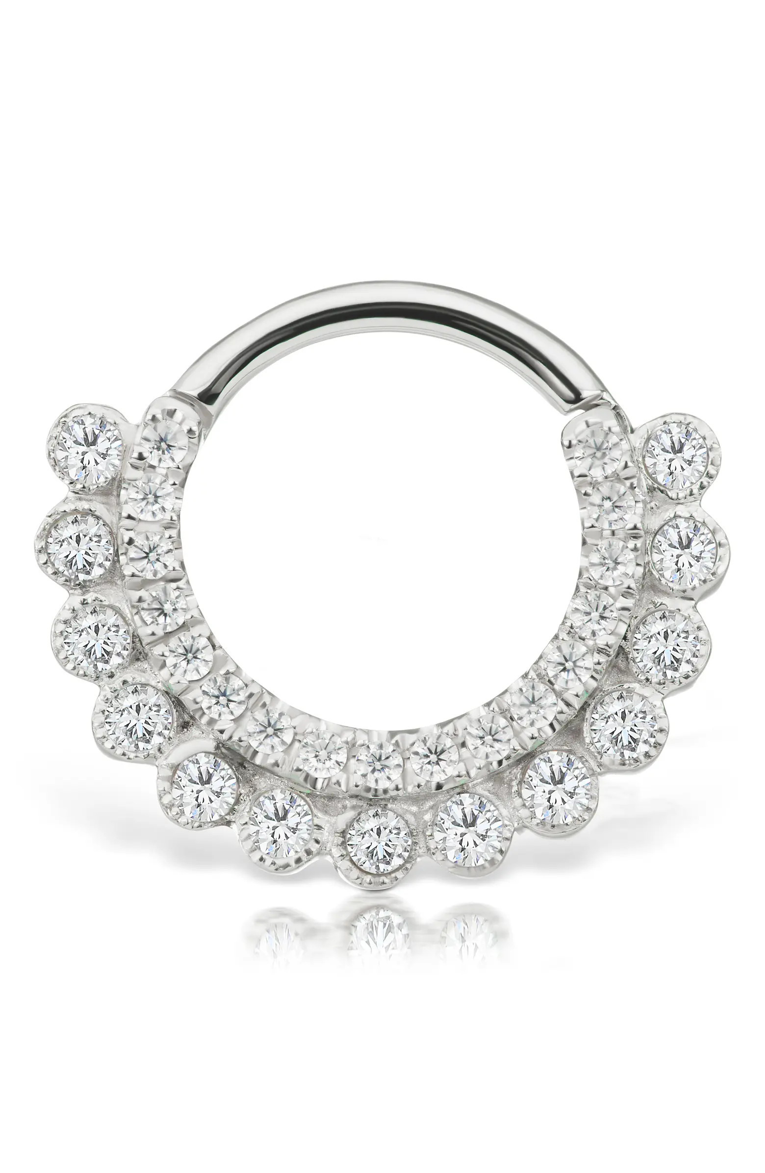 Maria Tash Diamond Aspara Single Clicker Hoop Earring | Nordstrom | Nordstrom