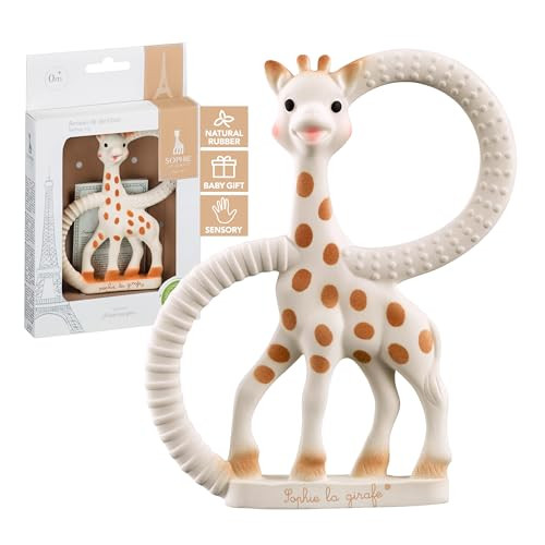 Sophie la girafe Teething Ring | Made from Natural Rubber | Designed for Teething Babies | Awaken All 5 Senses | Easy to Clean | Amazon (US)