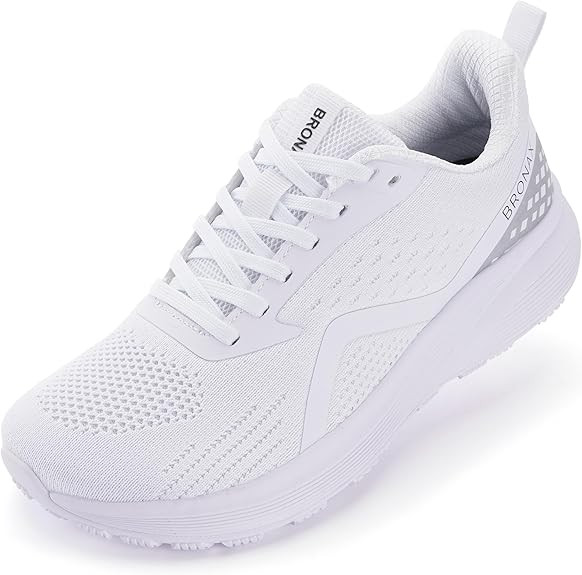 BRONAX Women's Wide Toe Box Road Running Shoes | Wide Athletic Tennis Sneakers with Rubber Outsol... | Amazon (US)