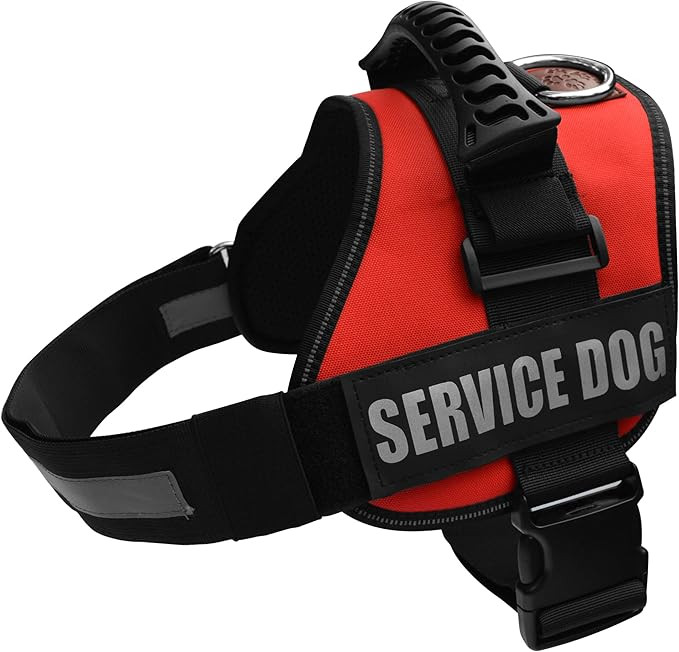 ALBCORP Service Dog Vest Harness - Reflective - Woven Polyester & Nylon, Comfy Mesh Padding, Extr... | Amazon (US)