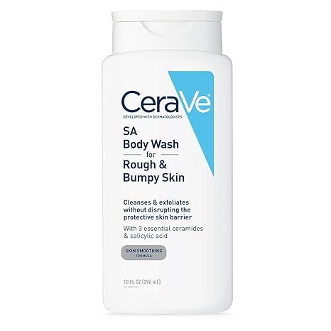 CeraVe Body Wash with Salicylic Acid | Fragrance Free Body Wash to Exfoliate Rough and Bumpy Skin... | Amazon (US)