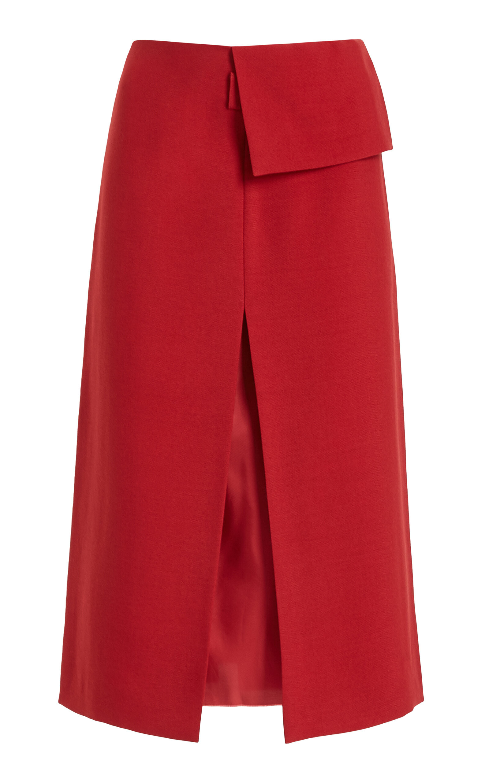 Double Layer Wool Split Skirt | Moda Operandi (Global)