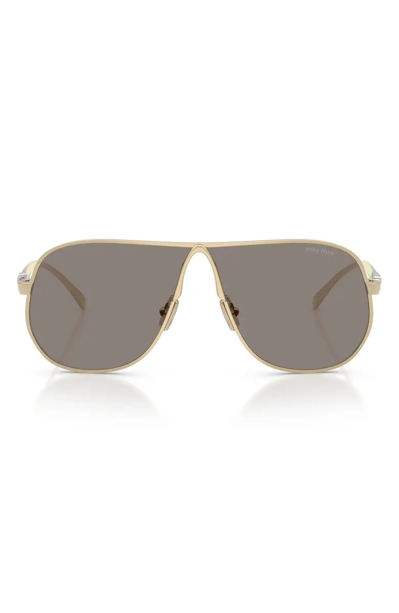 66mm Oversize Pilot Sunglasses | Nordstrom