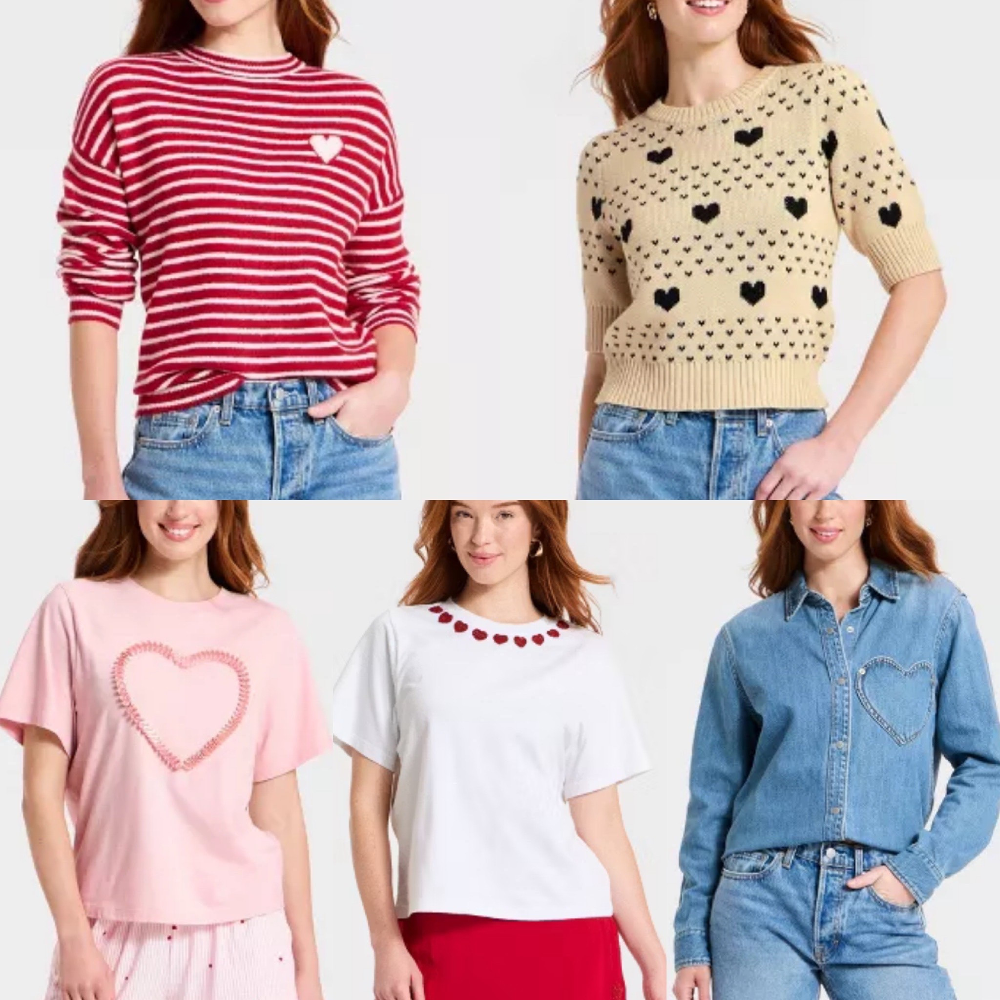 Cute new Valentine’s Day tops at targett! 