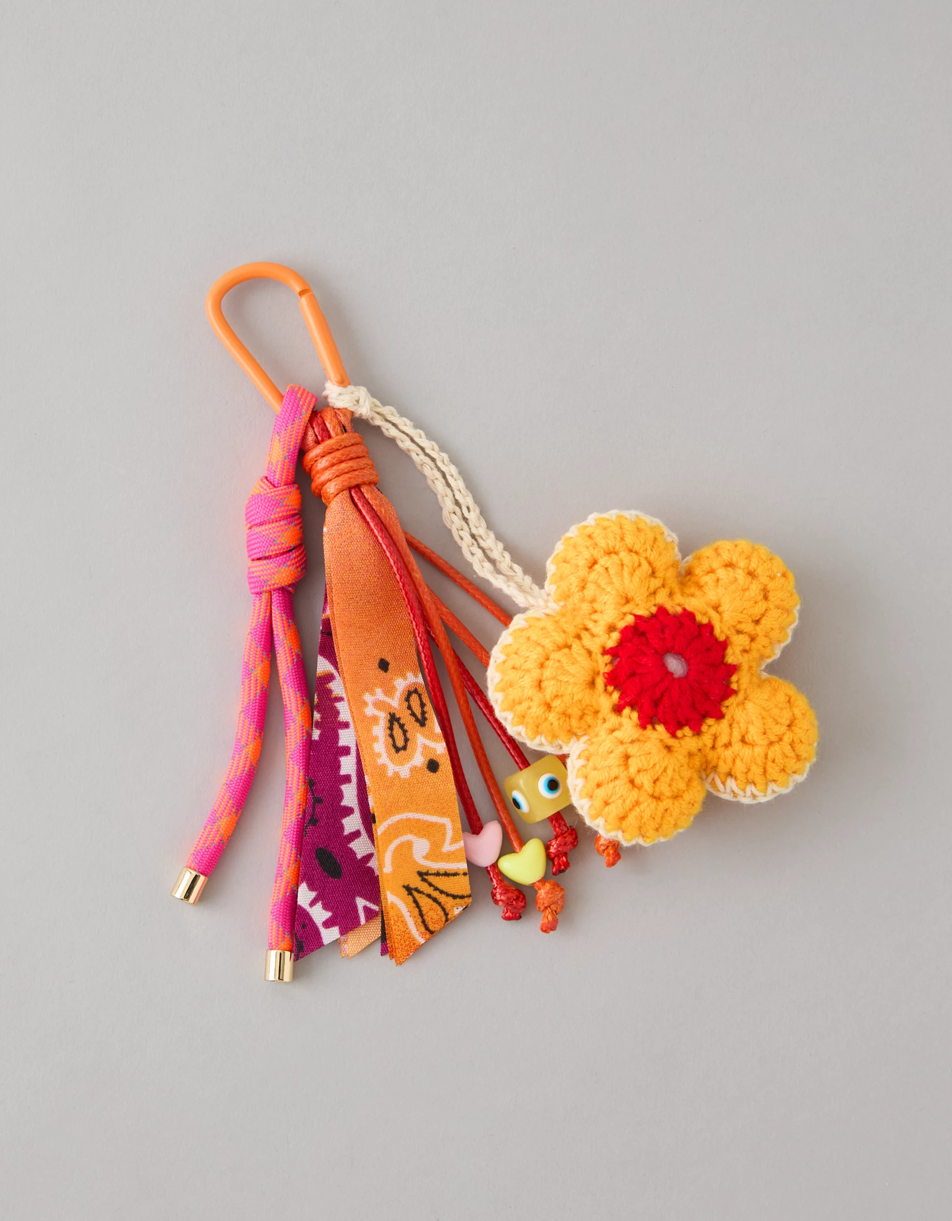 AE Flower Bandana Bag Charm | American Eagle Outfitters (US & CA)