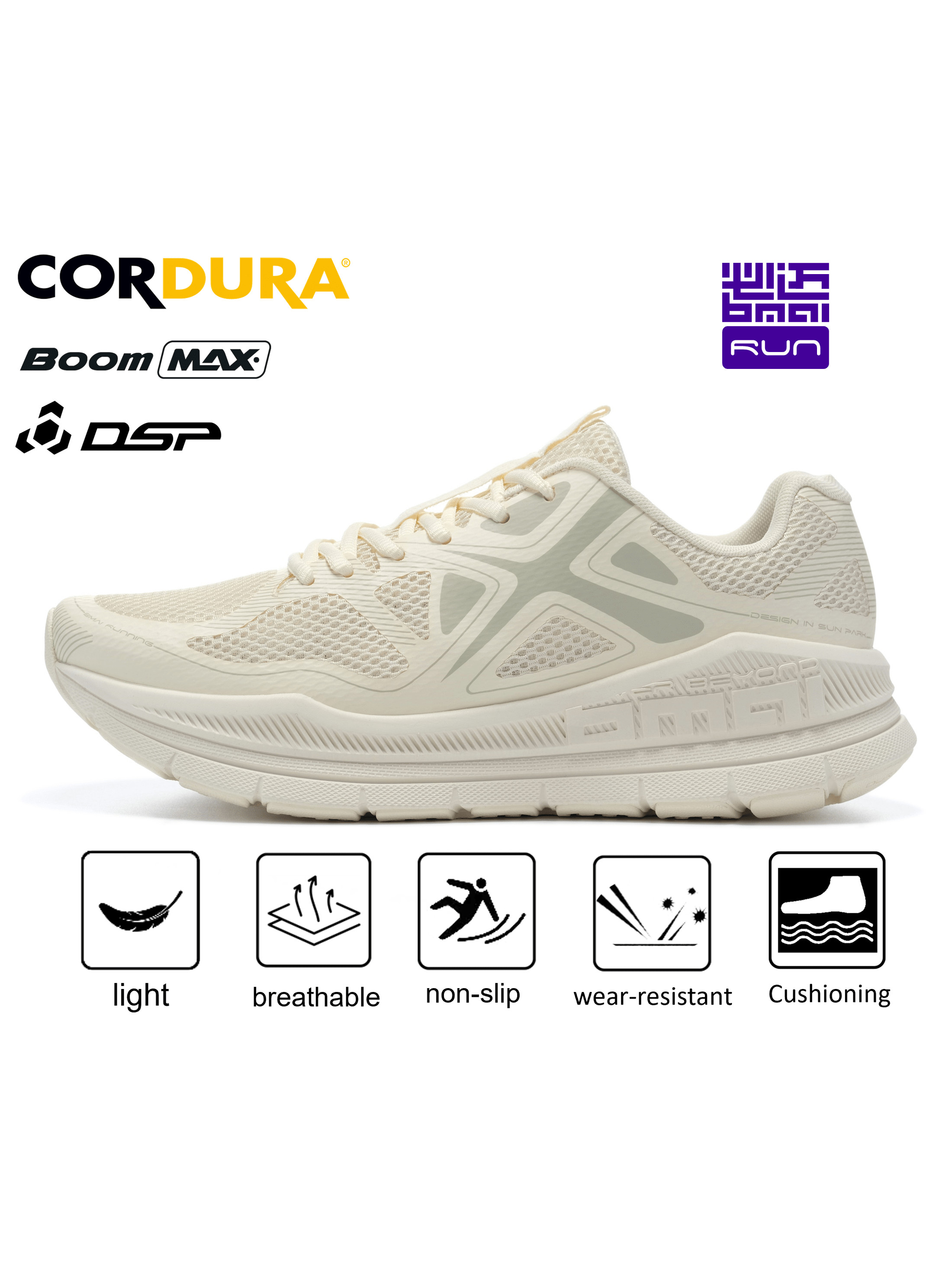 Bmai BMAI Women's  Expedition Pure Shock Absorbing Running Shoes Athletic Shoes Anti-Slip Wear-Re... | SHEIN