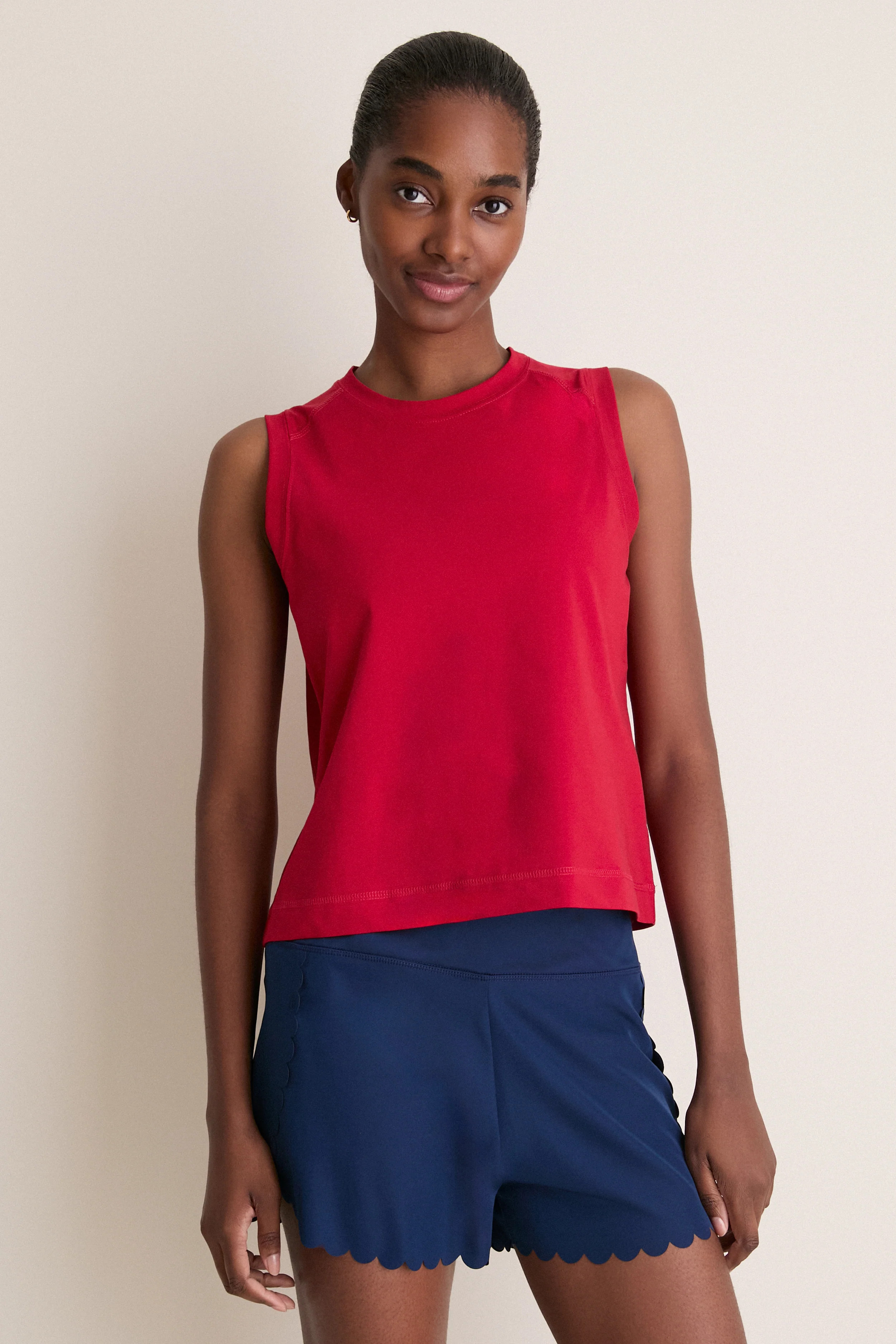 White Performance Cotton Sasha Tank | Tuckernuck (US)