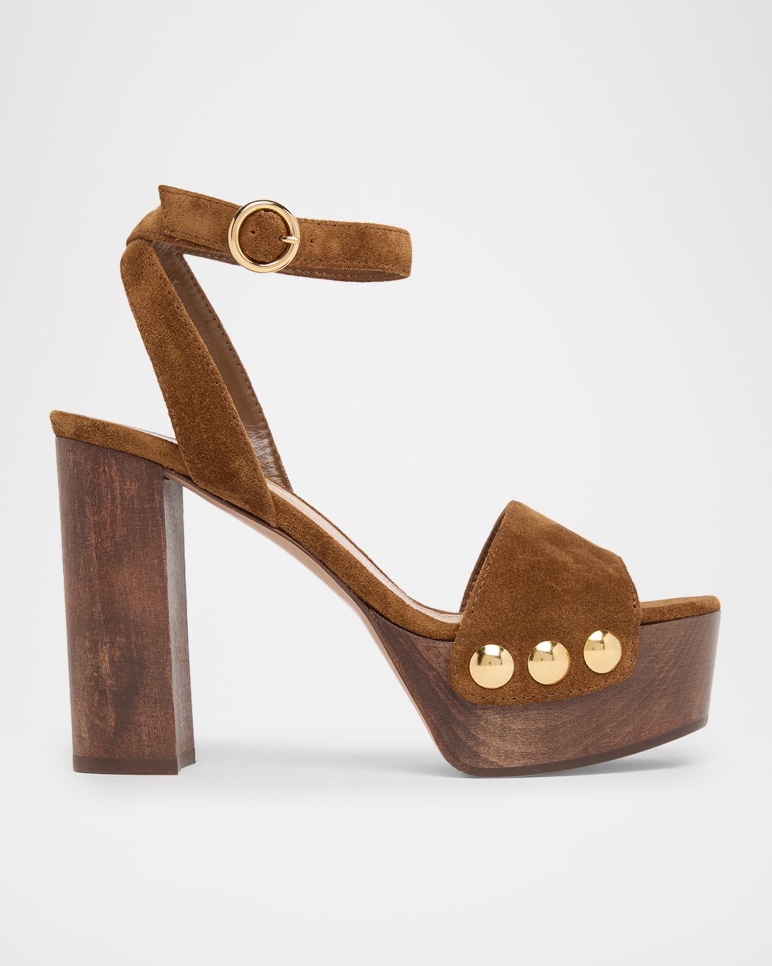 70MM Suede Platform Sandals | Neiman Marcus
