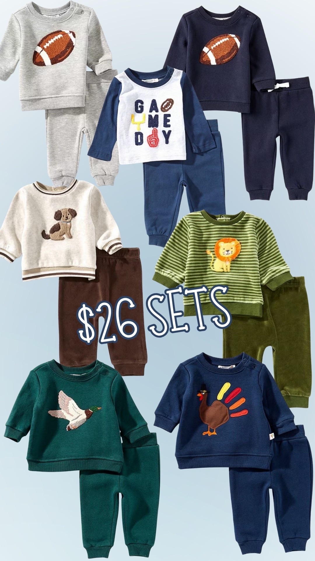 These baby boy sets from Dillards are soooooooo cute!!!!! Tons of other options that I linked, but these pictured are the most affordable to me! 

#LTKKids #LTKSeasonal #LTKBaby