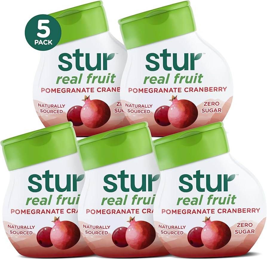 Stur Liquid Water Enhancer | Pomegranate Cranberry | Naturally Sweetened | High in Vitamin C & An... | Amazon (US)