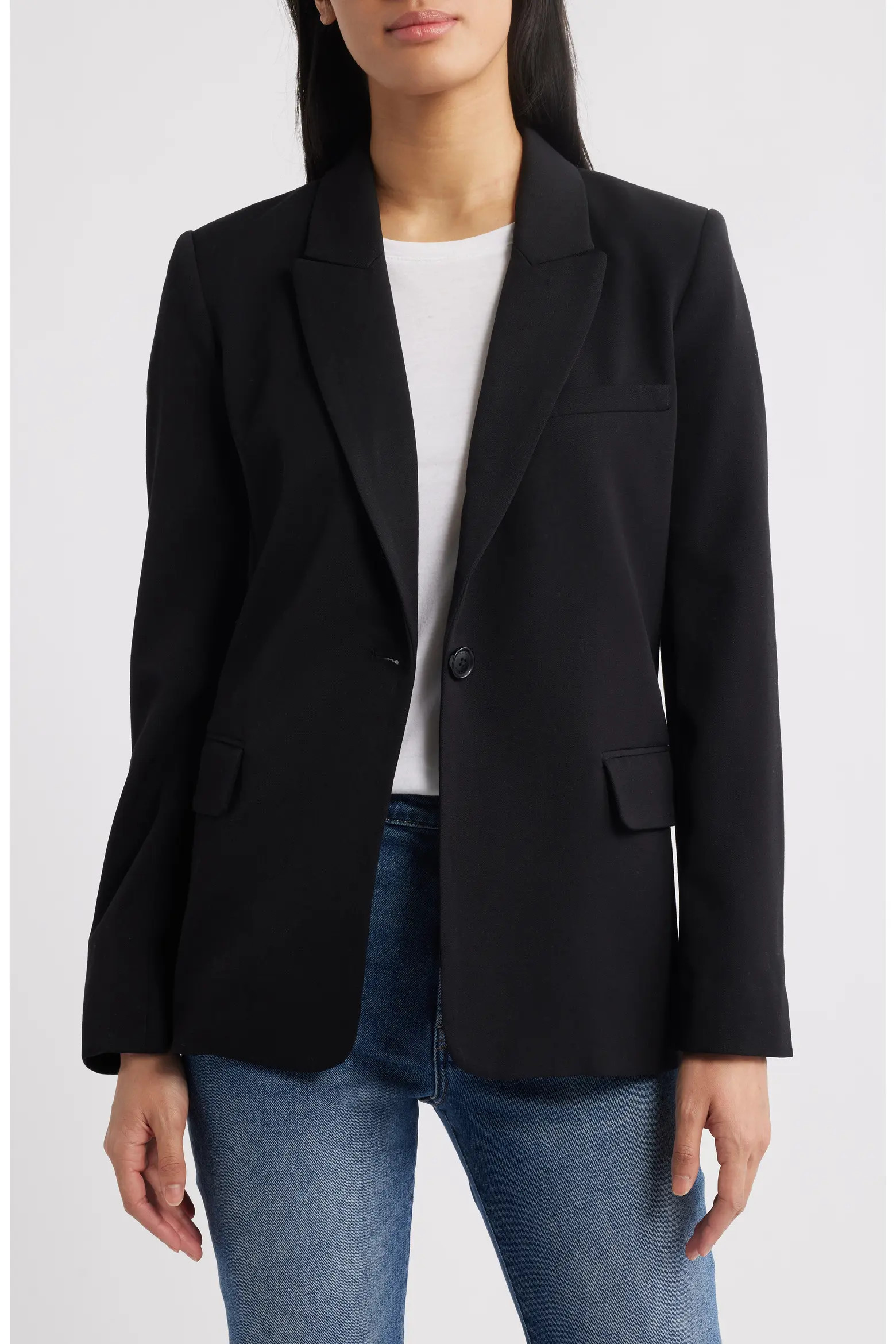 Halogen\u00ae Single Button Relaxed Blazer (Women) | Nordstrom | Nordstrom