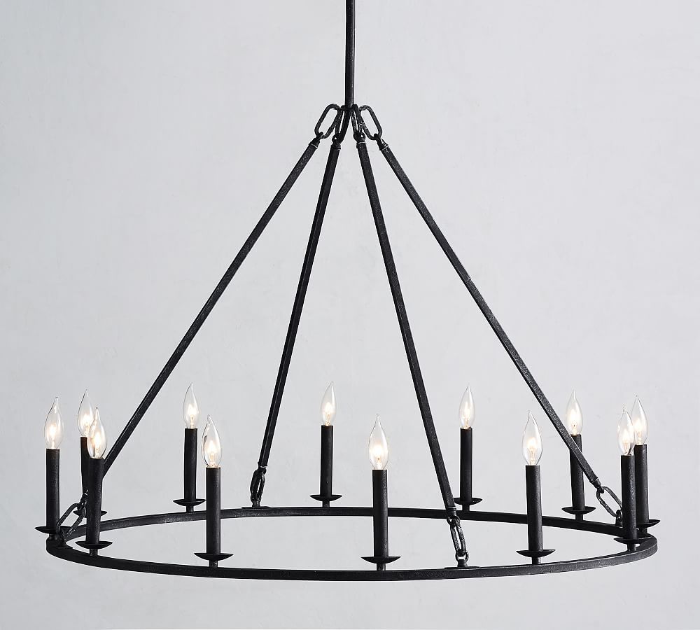 Bestseller   Remington Iron Round Chandelier         Limited Time Offer $679$799       Stores   
... | Pottery Barn (US)