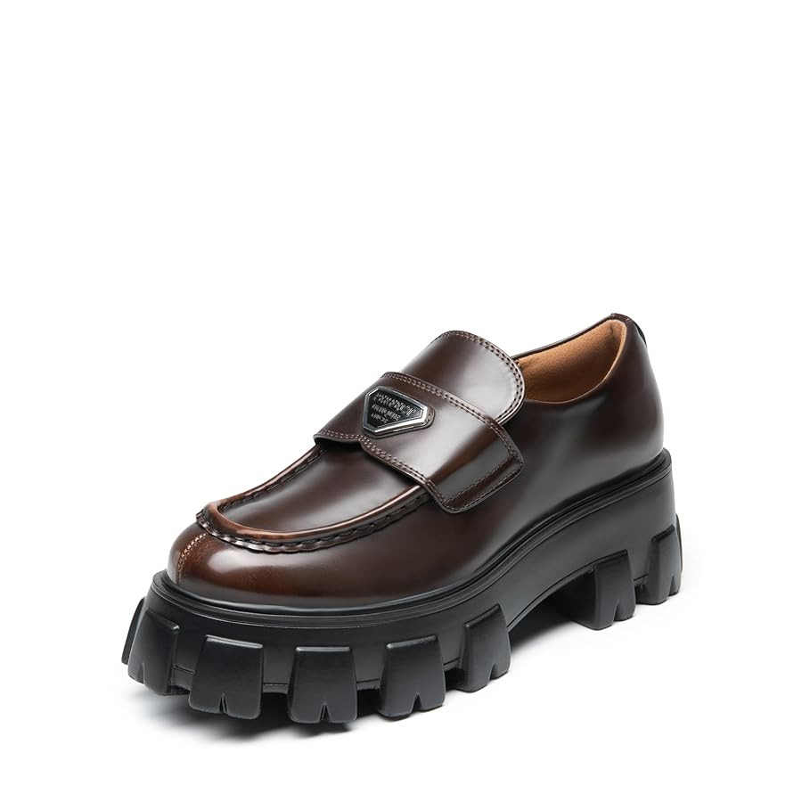 DREAM PAIRS Women's Chunky Loafers Platform Comfortable Slip-On Dressy Business Casual Fashion Ou... | Amazon (US)