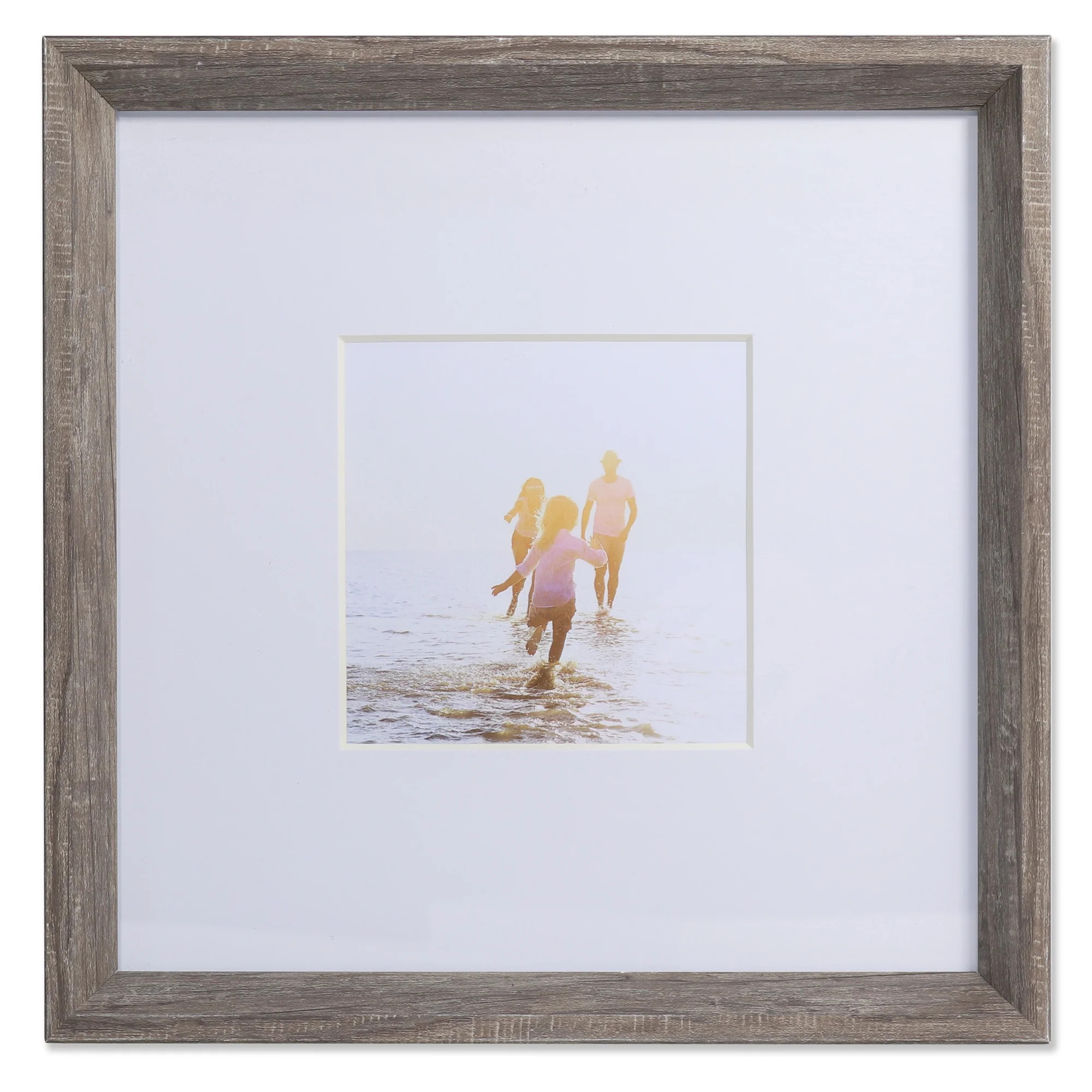 Lawrence Frames 5x5 Wide Border Matted Frame - Gallery Gray 10x10 - Walmart.com | Walmart (US)
