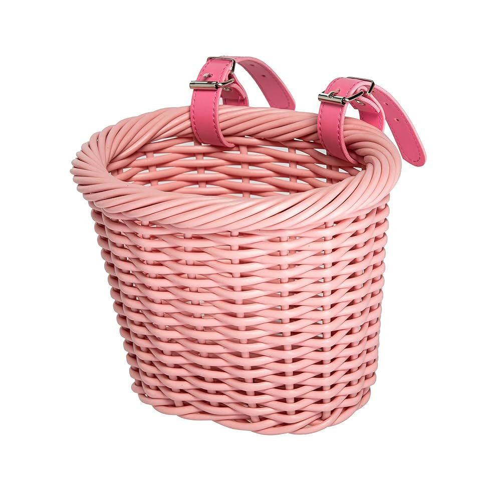 MEGHNA Woven Mini Bike Basket for Kid Bike Handlebar Bike Basket for Girl Boy for Scooter, Multi-... | Amazon (US)