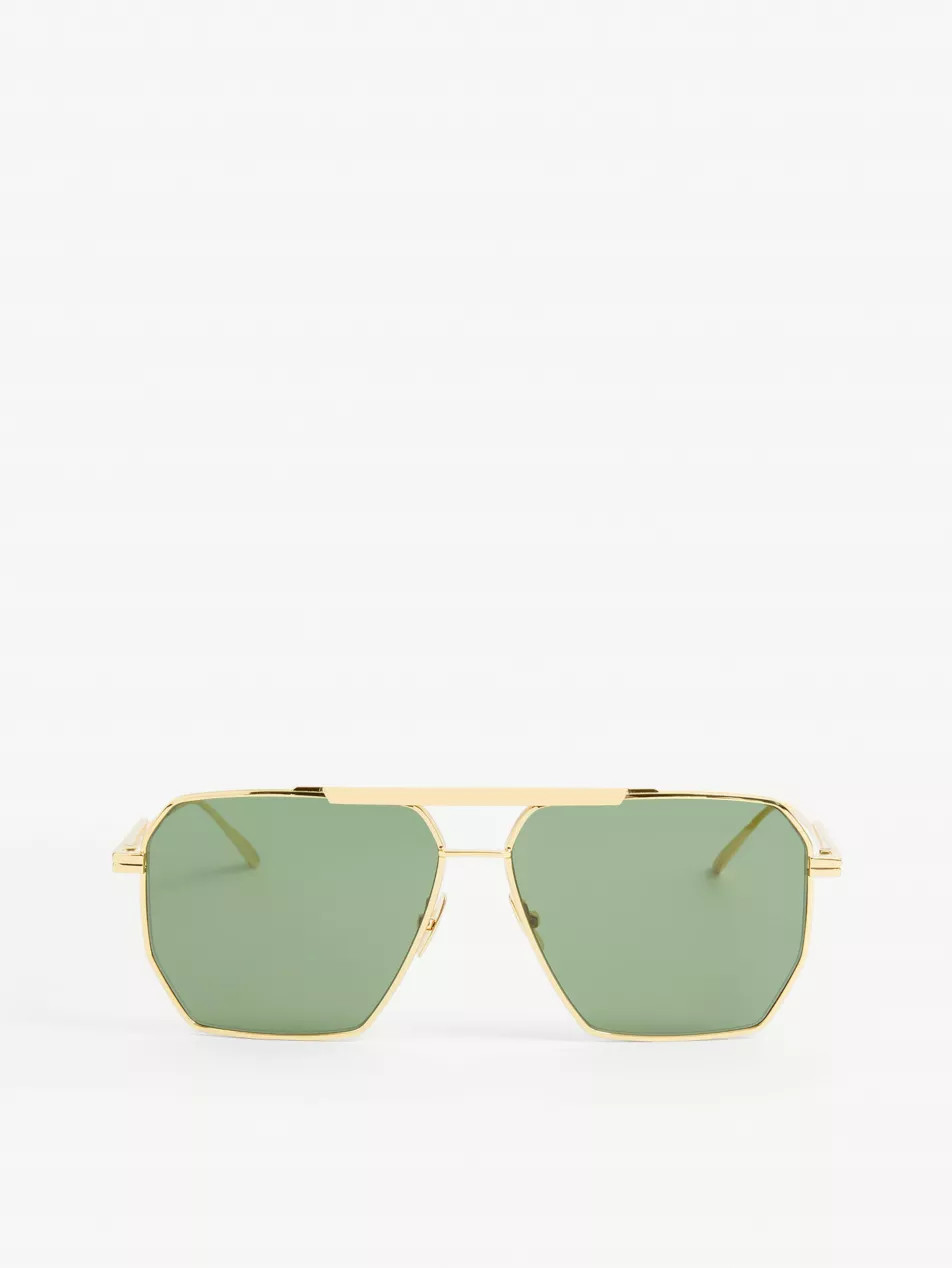BV1012S 60 aviator-frame metal sunglasses | Selfridges