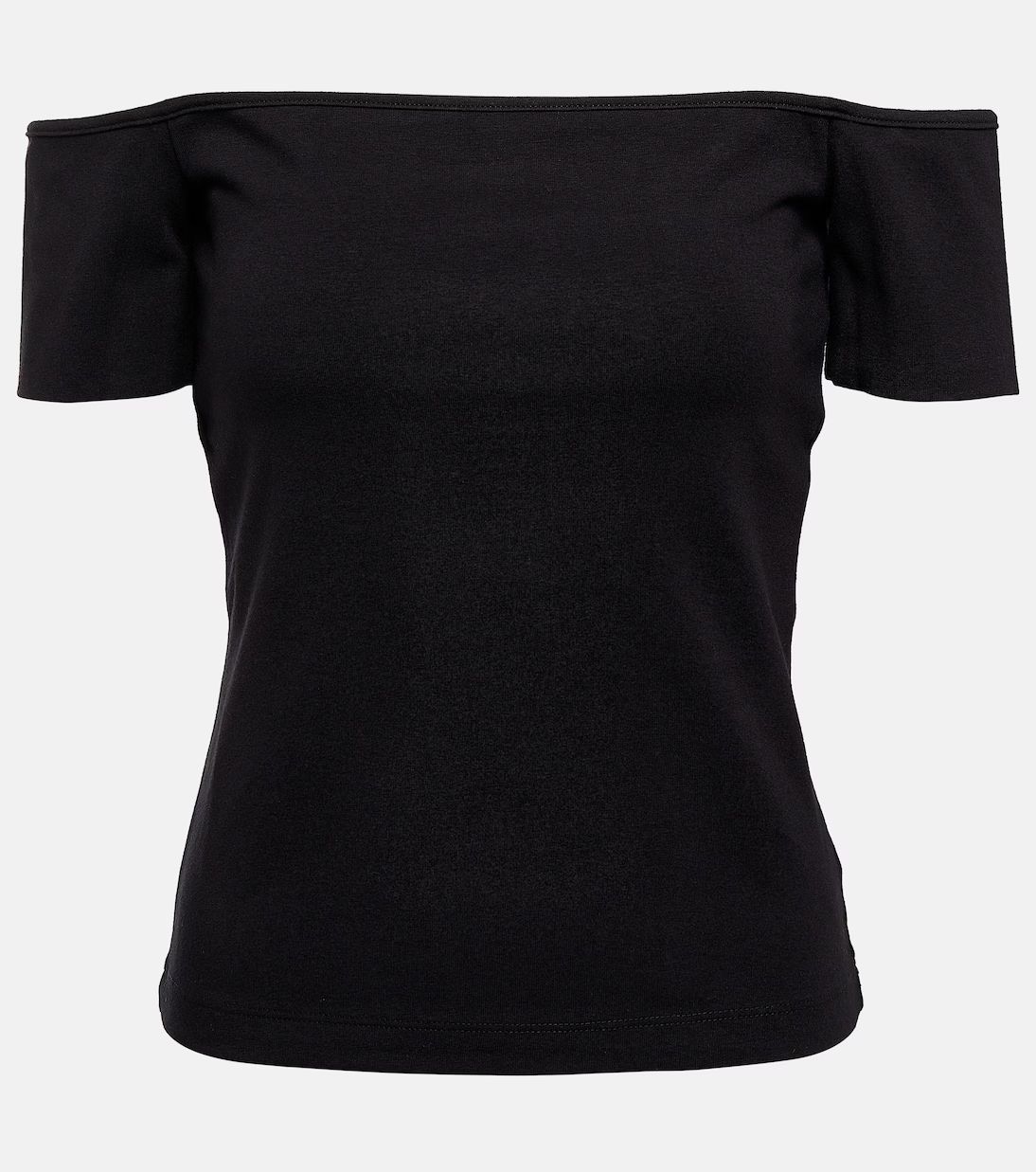Agda off-shoulder cotton-blend top | Mytheresa (INTL)