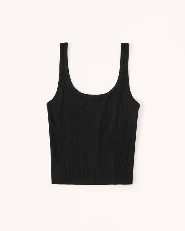 Cozy Rib Scoopneck Sleep Tank | Abercrombie & Fitch (US)