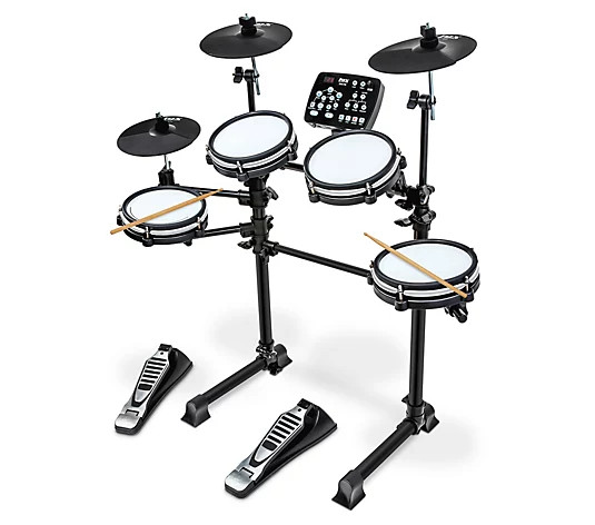 LyxJam Electronic 7-Piece Drum Kit - QVC.com | QVC