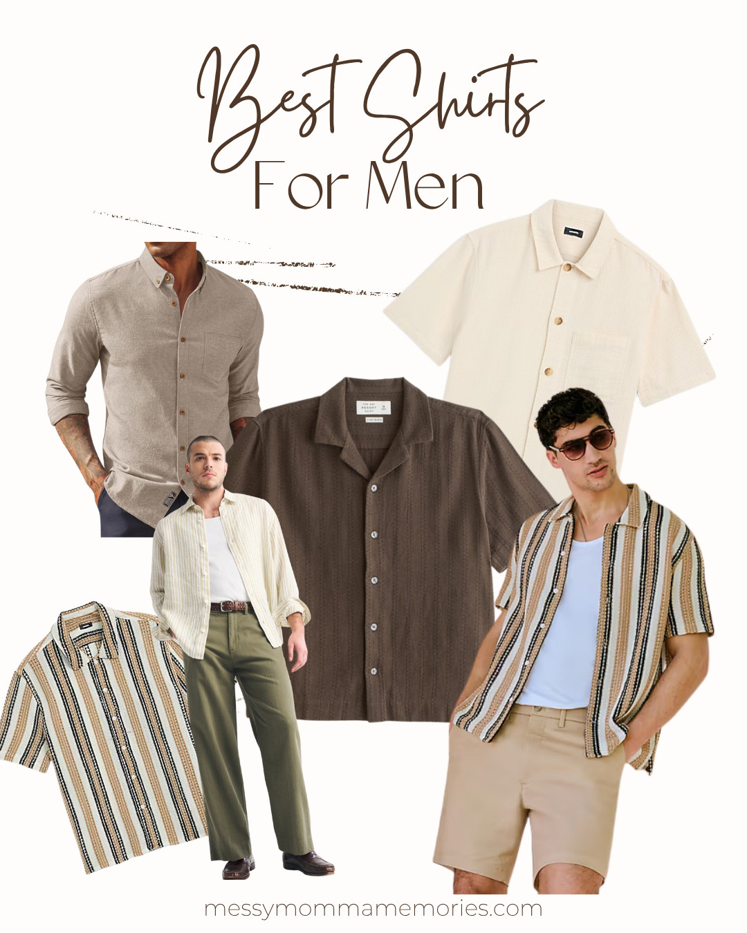 Is your husband the hardest one to dress for family photos? I’ve got you 🤍
Keep it simple with neutral tones like tan, brown, and cream… then add a subtle pop like deep forest green or a rich merlot. It photographs beautifully and still feels like him.
Sharing a few of my go-to picks for men’s session outfits 👇 

 #LTKMens
