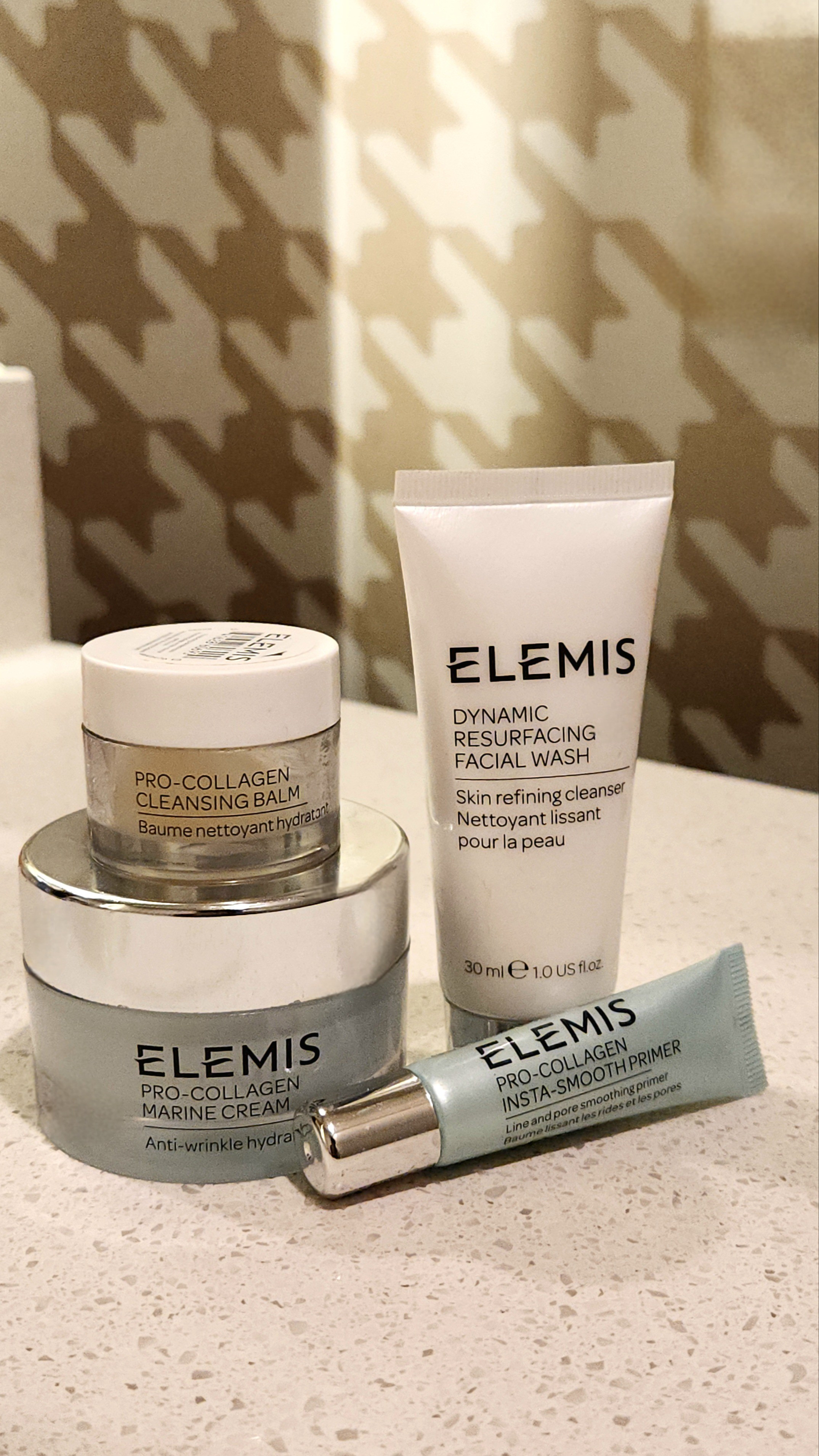Elemis travel size kit products. daily skincare morning routine. Facial wash, cleansing balm, moisturizer, primer

#LTKmorningroutine #LTKBeauty #LTKselfcare