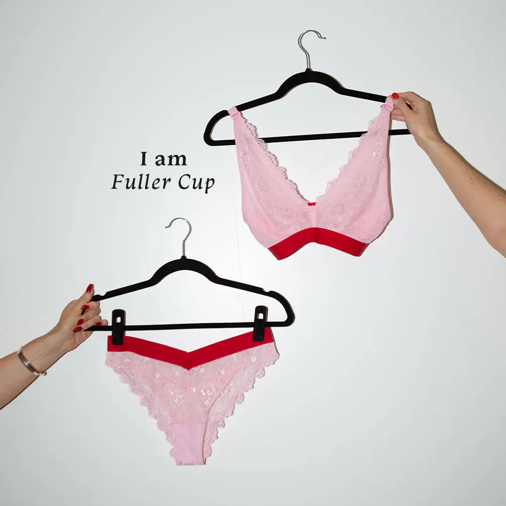 The Picot Lace Fuller Cup Set | Cherry Blossom - Lemonade Dolls | Lemonade Dolls