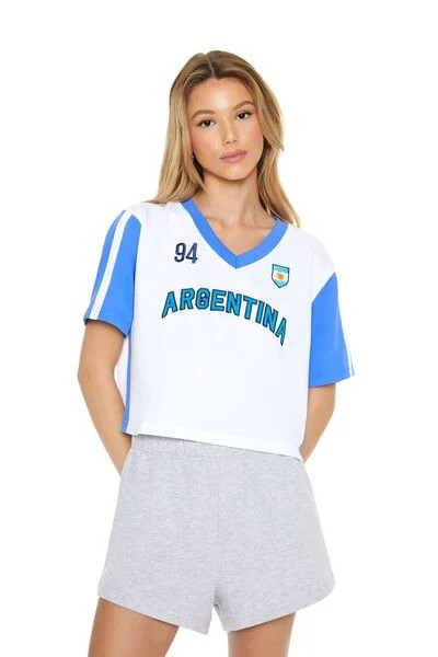 Argentina Cropped Tee | Forever 21