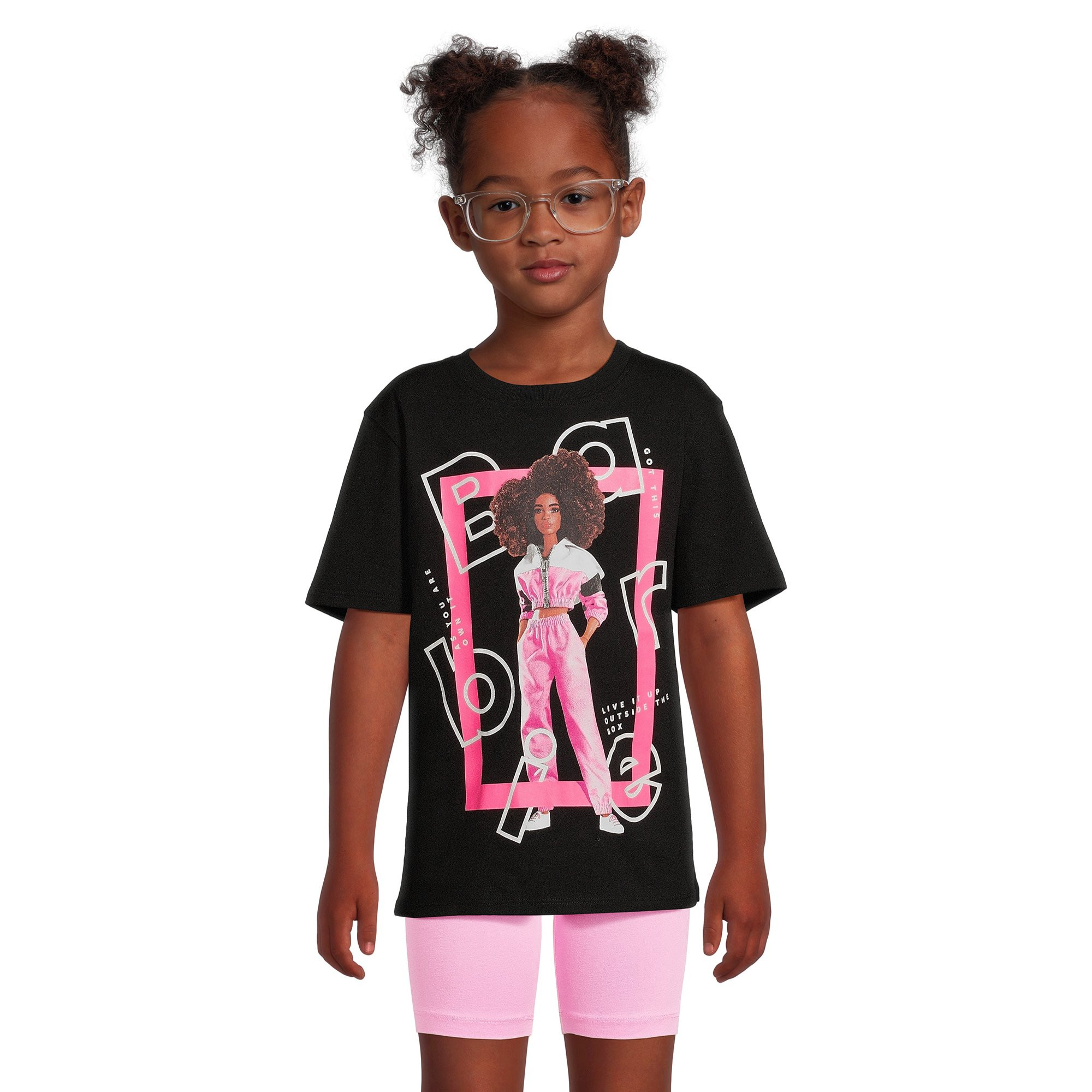 Barbie Girls Graphic Tee, Sizes 4-18 | Walmart (US)
