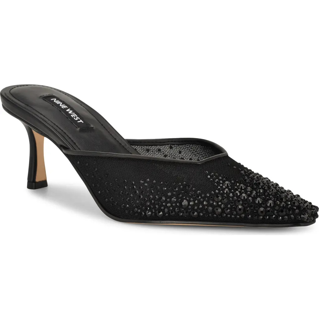 Nine West Camenlap Mule in Black at Nordstrom, Size 6.5 | Nordstrom