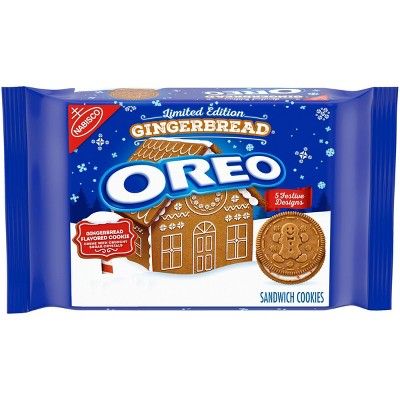 Oreo Limited Edition Gingerbread Sandwich Cookies - 12.2 oz | Target