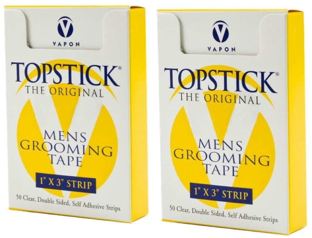 Topstick 1" X 3" - 50 Strips in each box (2 boxes) Hypo-Allergenic All Purpose Clear Double Tape | Amazon (US)
