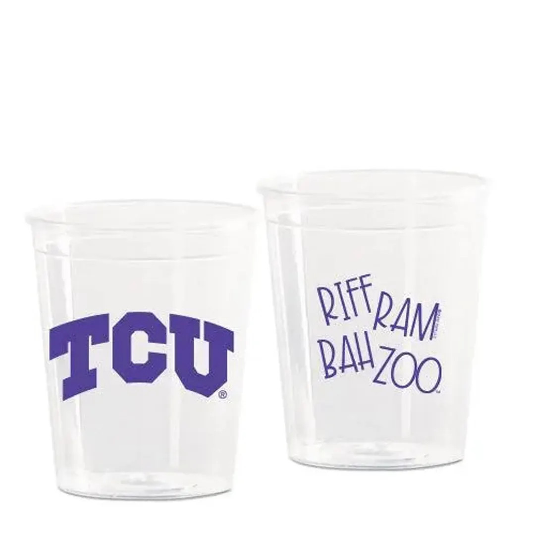 TCU Cups - 2oz Small - Officially Licensed Texas Christian University Slammers - 10 Pack - Etsy | Etsy (US)