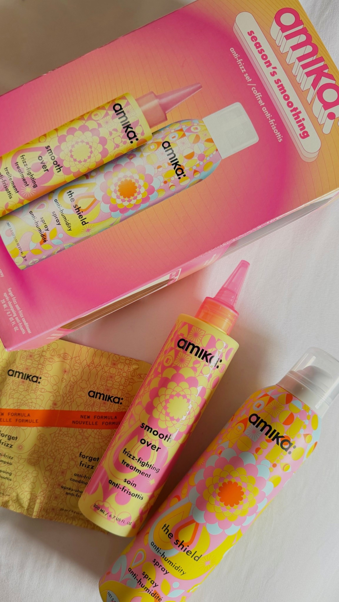 amika the shield anti-humidity spray | lightweight, invisible heat protection spray, contains UV filters, for smooth, frizz free hair

#LTKGiftGuide #LTKBeauty