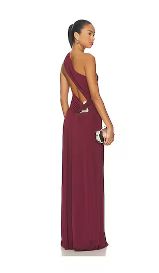 Elizabeth Gown in Wine | Revolve Clothing (Global)