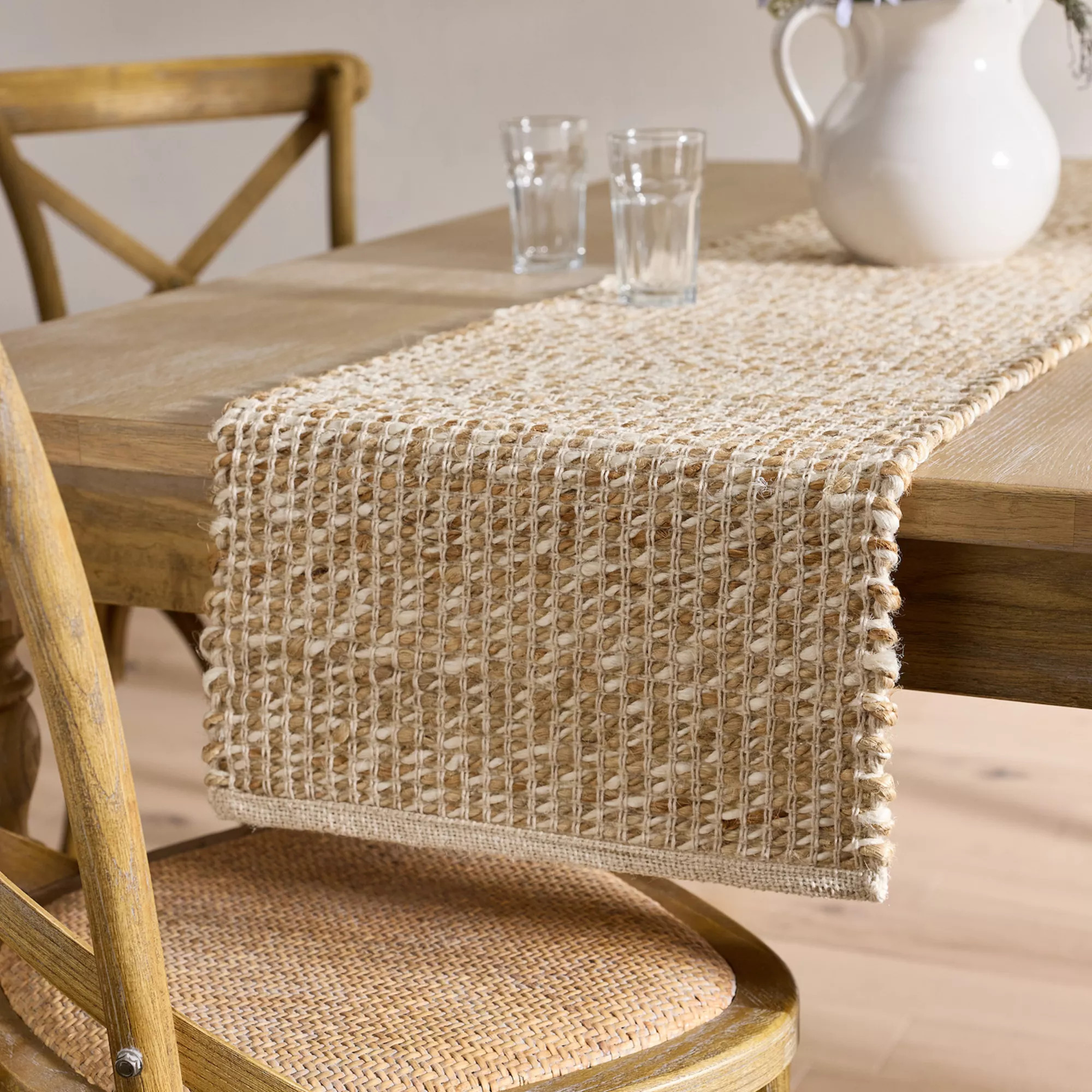 Mingle & Co. Mixed Jute Table Runner | Kohl's