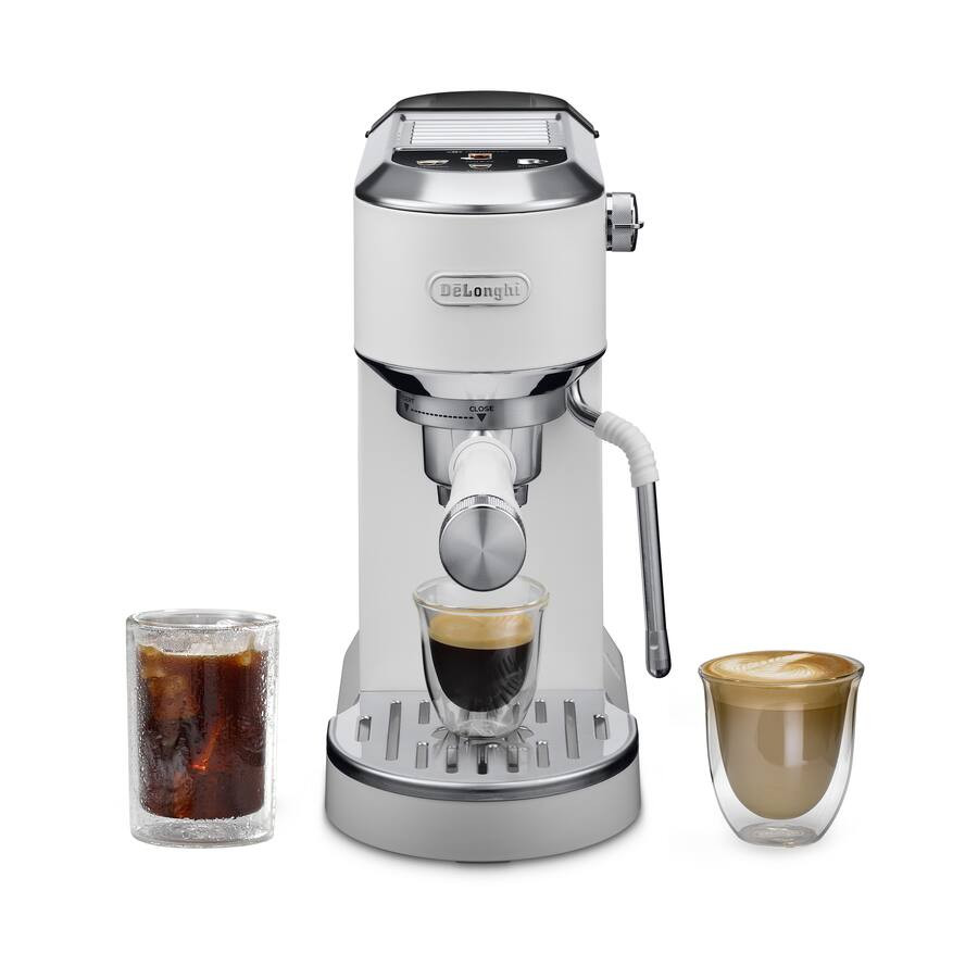 De'Longhi - Dedica Duo Espresso Machine - Vanilla | Best Buy U.S.