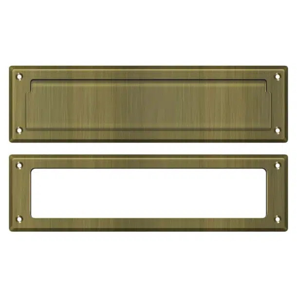 13 in x 3.5 in Brass Mail Slot | Wayfair North America