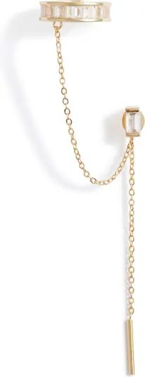 Single Draped Chain Drop Earring | Nordstrom