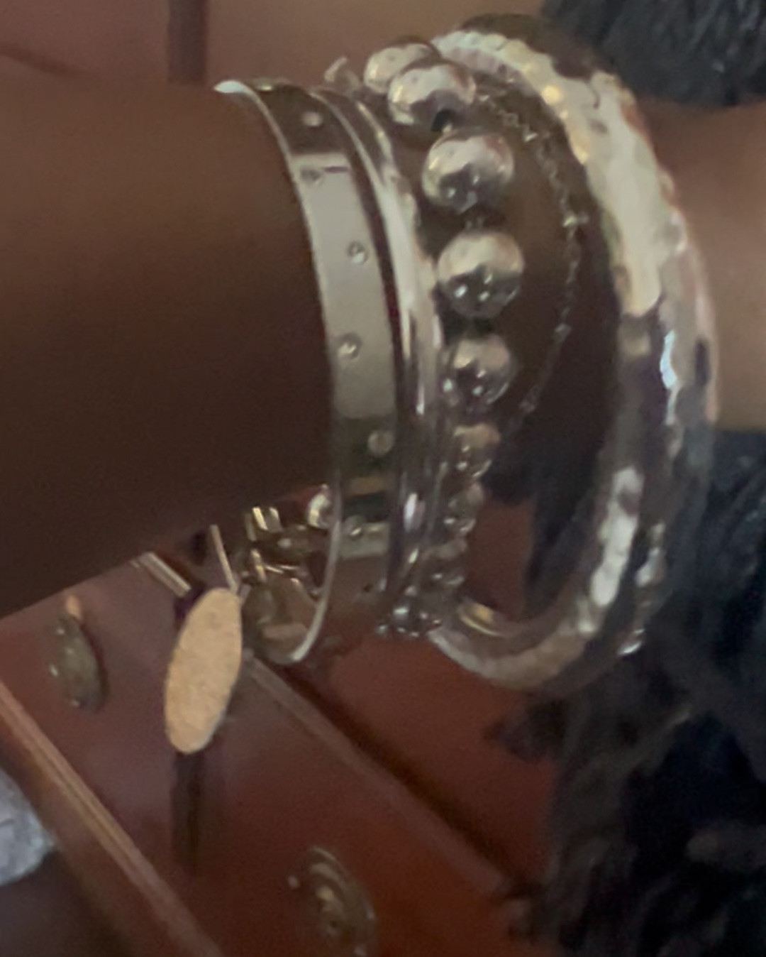 Silver Stacks I’m Wearing. 
I’m thankful for well kept items that have stood the test of time.  
Linking these favs and some similar ones below ❤️🙏🏽
StephanieK_styles 

#LTKVideo #LTKStyleTip