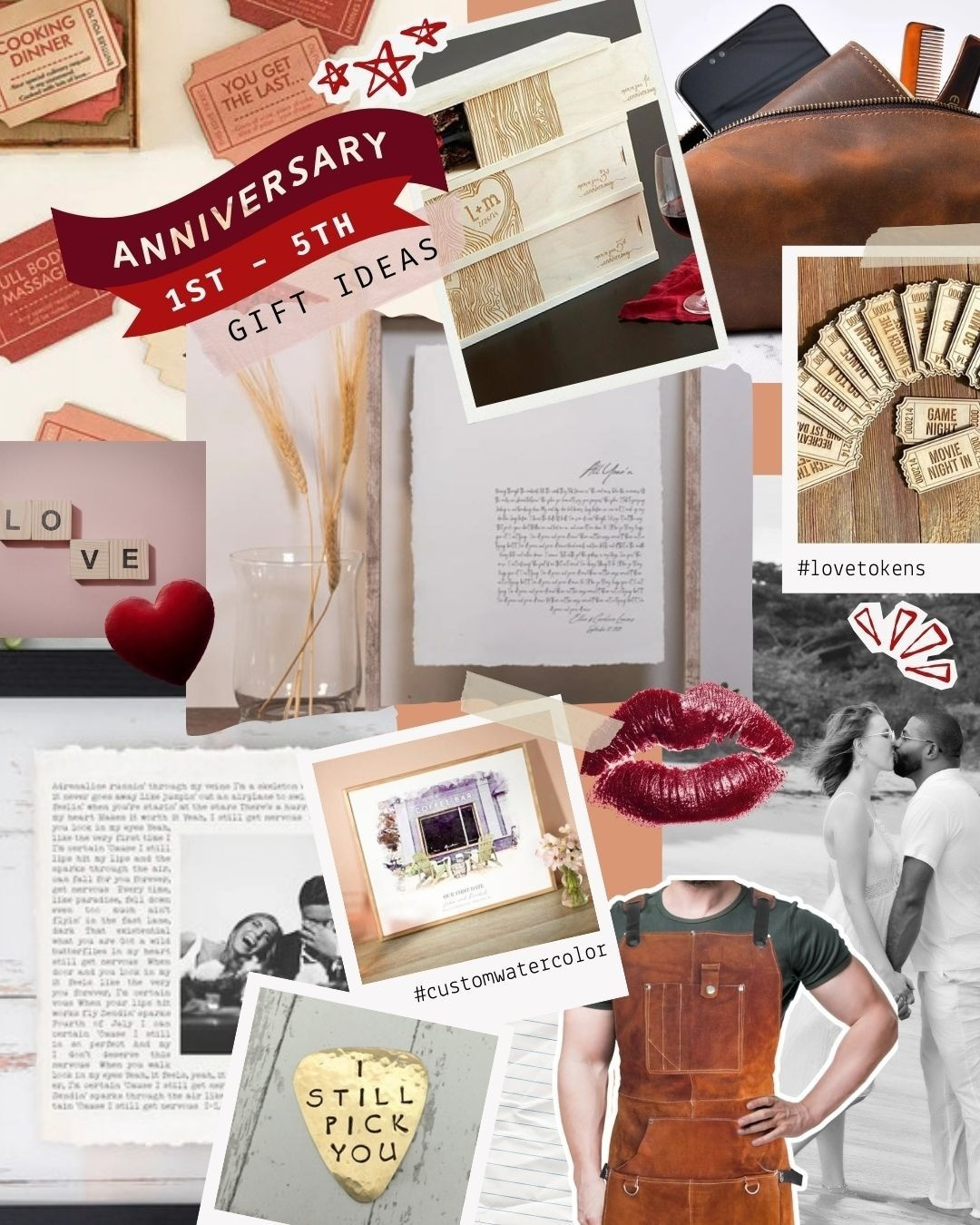 Anniversary gift ideas for your 1st through 5th year. Thoughtful, elevated pieces that feel personal and full of heart—perfect for celebrating your love.

1st — Paper
2nd — Cotton
3rd — Leather
4th — Fruit / Flowers
5th — Wood 

#anniversarygiftideas #anniversarygifts

 

#LTKWedding #LTKValentine