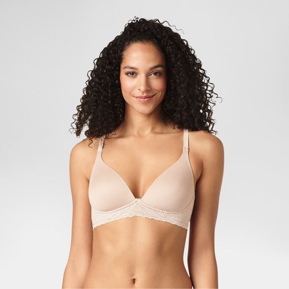 Simply Perfect by Warner's Women's Supersoft Lace Wirefree Bra | Target