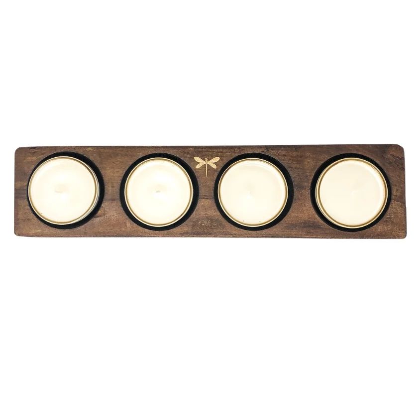 Wood Mold Candle - 4 | Dragonfly Fragrances