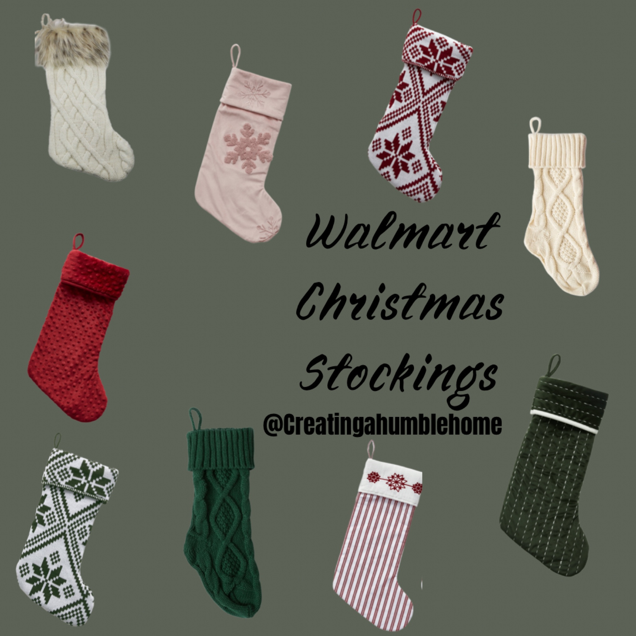 Cozy Walmart Christmas Stockings!  #Christmas #WalmartChristmas

#LTKHoliday #LTKhome #LTKSeasonal