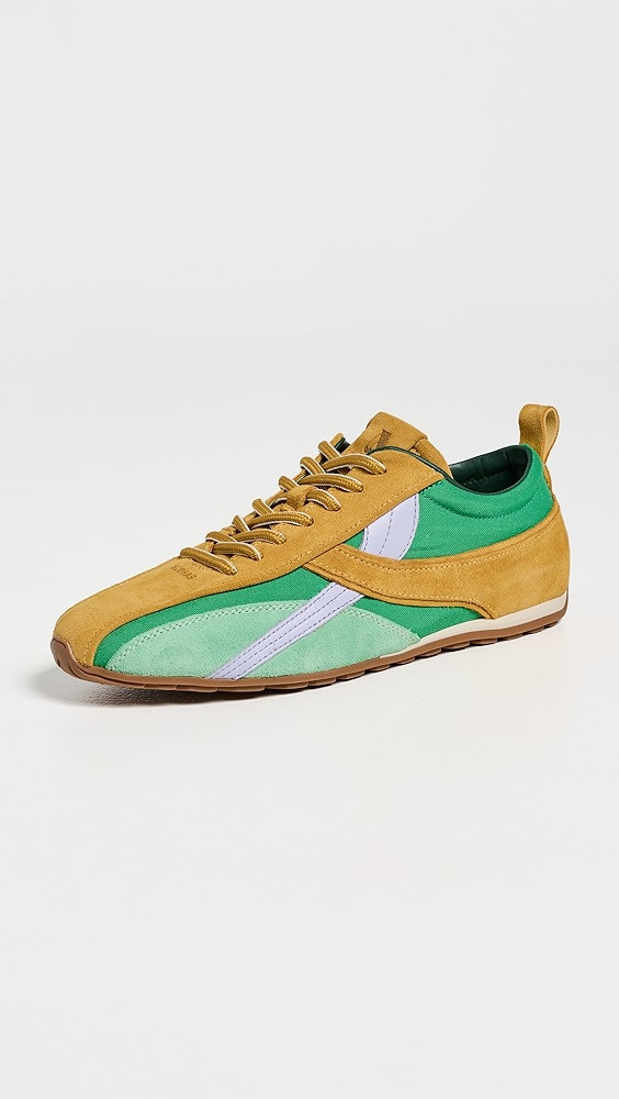 TB.304 Nylon Green Leather Sneakers | Shopbop