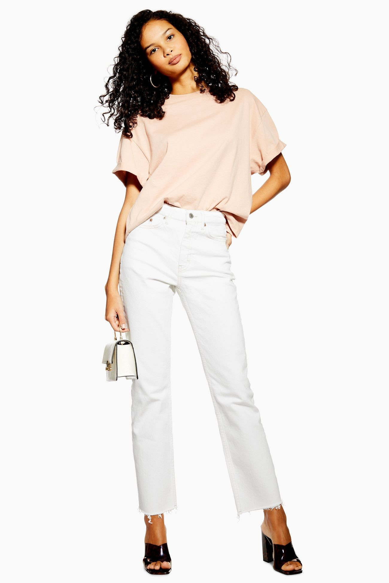 Ecru Straight Jeans | Topshop US