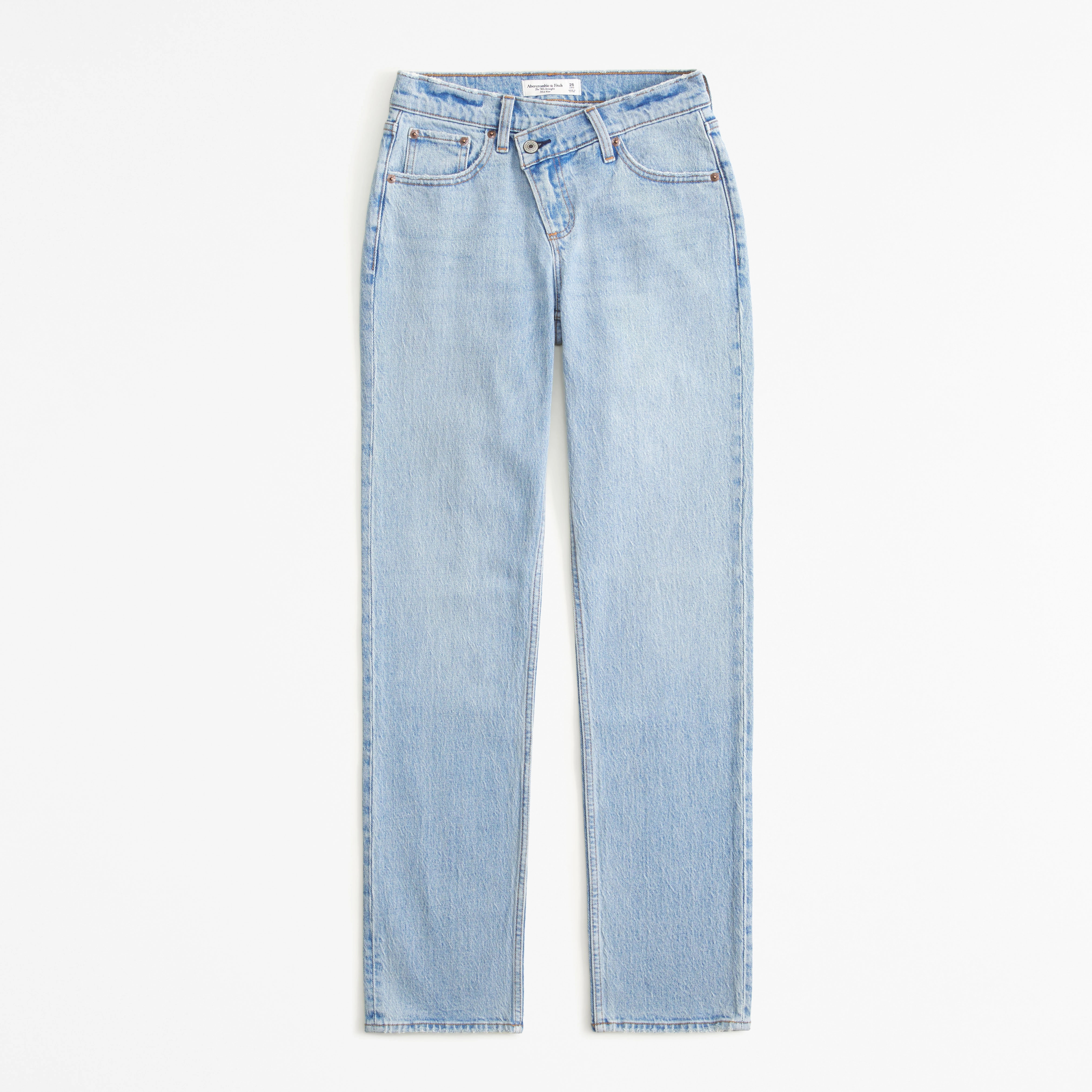 Mid Rise 90s Straight Jean | Abercrombie & Fitch (US)
